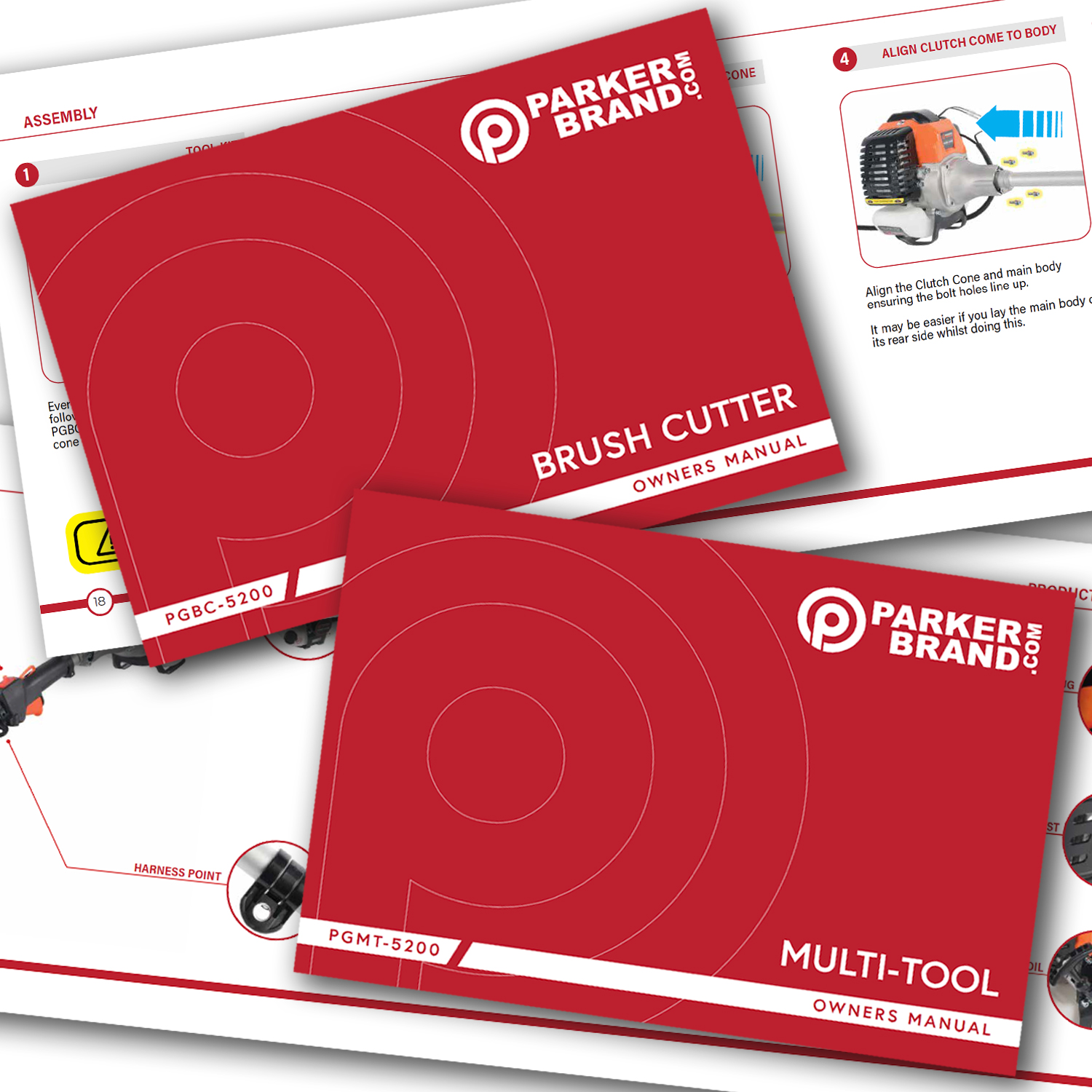 Our New Brushcutter and Multi-Tool Manuals