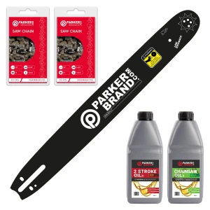 20" Bundle Pack - Bar and 2 x Saw Chain + Oils