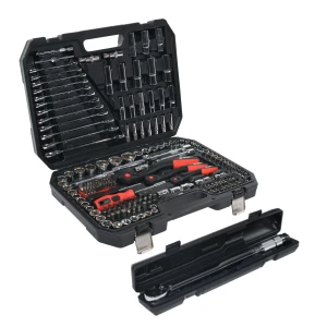 215 Piece Professional Socket Set + Torque Wrench