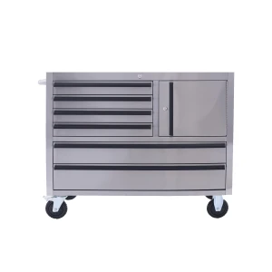 41" Heavy-Duty Bottom Tool Cabinet – 6 Drawers & 1 Storage Cabinet