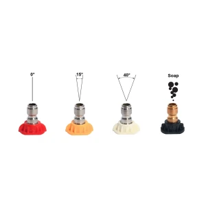 Petrol Pressure Washer Nozzle Pack (Pack of 4)