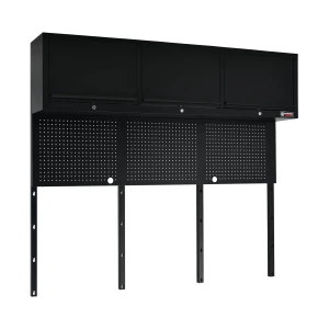 Pegboard and Cabinets for 72 Inch 15 Drawer Roller Tool Cabinet