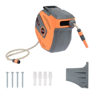 15 Metre Wall Mounted Garden Hose Reel