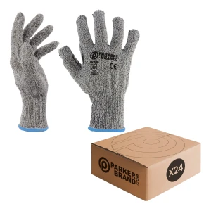 24 x Anti Cut / Safety Work Gloves (Level 5) - Large