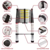 Telescopic 5.2M Aluminium DIY Foldable Extendable Builders Multi Purpose Ladder
